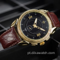 Novo relógio Yazole 437 atacado de fábrica para homens à prova d&#39;água de alta qualidade relógios de quartzo de luxo